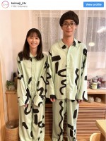 【写真】西野七瀬＆味方良介、おそろいのパジャマ姿のオフショットに反響　「2人まとめてかわいい」