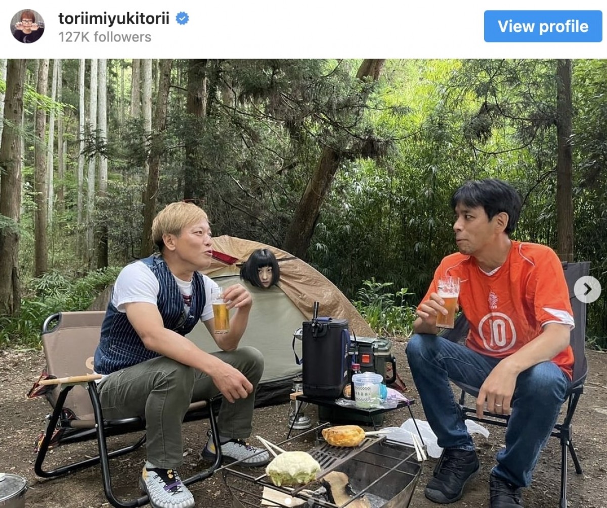 “ホラー感”漂う鳥居みゆき ※「鳥居みゆき」インスタグラム