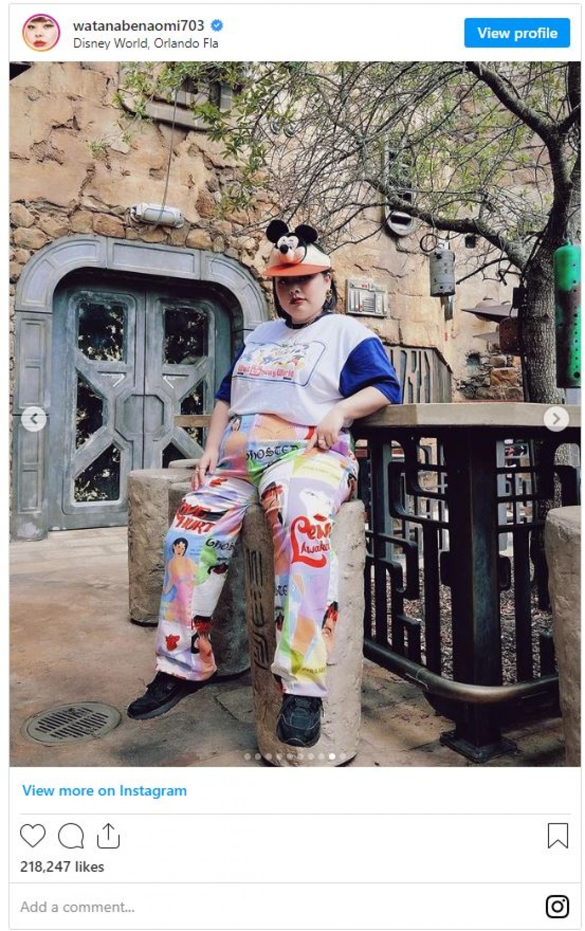 渡辺直美、米ディズニーで“ガチ勢”に怒られる「人生ノリだけでは行けないこともある」