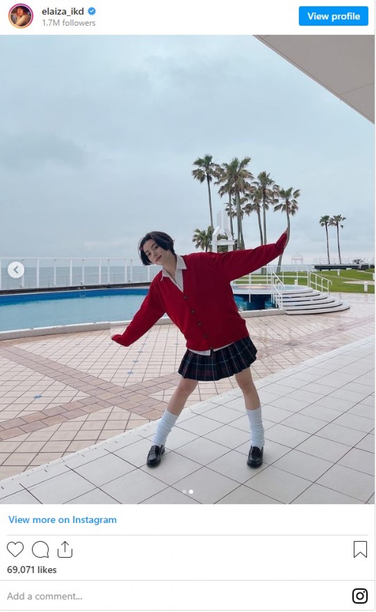 『ゴチ』初自腹の池田エライザ「ギャルに憧れた女」制服姿を公開