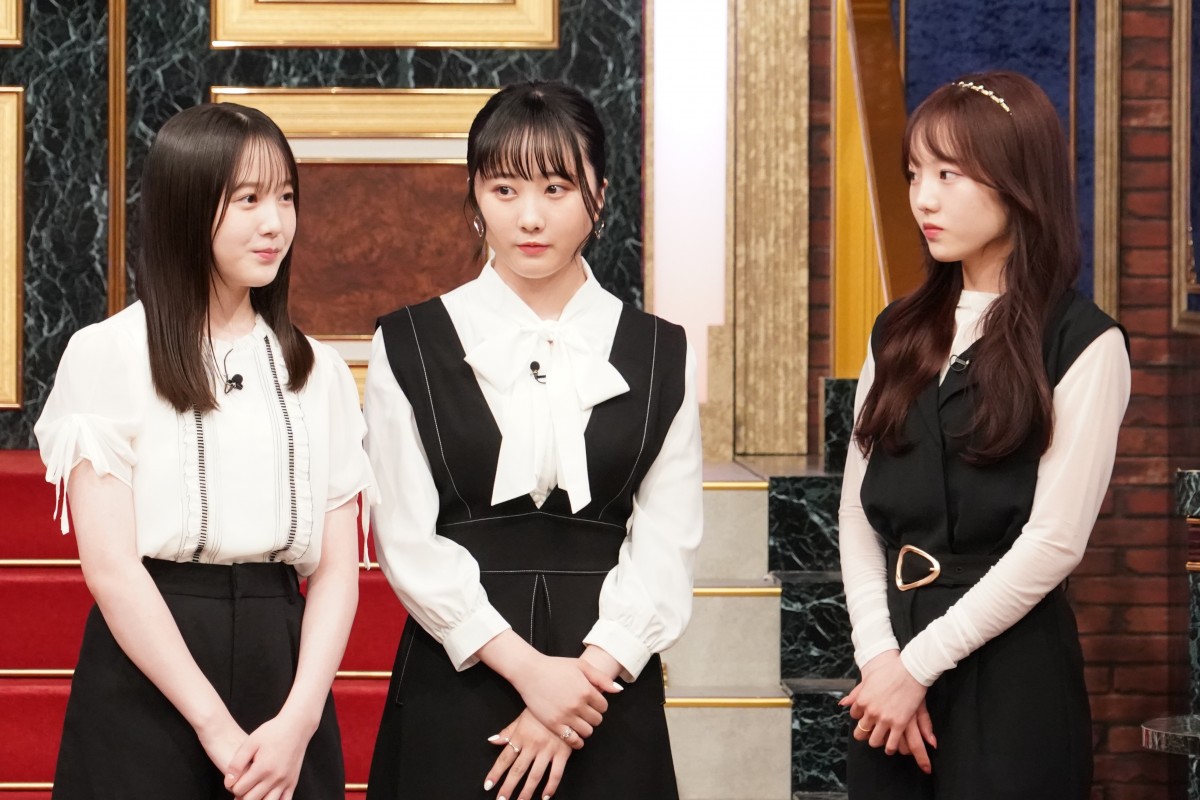 20日放送『しゃべくり007』(日本テレビ系)に出演する(左から)本田紗来、望結、真凜