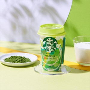 スタバ「抹茶クリームラテ」コンビニで発売へ！　初夏にぴったりのすっきりした味わい