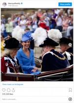 ガーター勲章授与式の模様　※「The Royal Family」インスタグラム