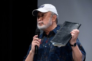 五十嵐匠監督、映画『島守の塔』完成披露試写会に登場