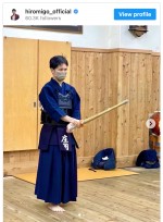 【写真】郷ひろみ、剣道シーンの練習風景公開　「凛々しい」「かっこいい」と反響
