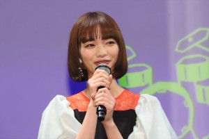 見上愛、映画『異動辞令は音楽隊！』完成披露試写会に登場