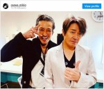 近藤真彦との2ショットを公開した大沢樹生 ※「大沢樹生」インスタグラム