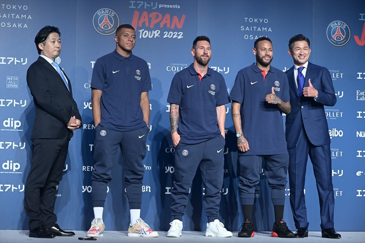メッシ、ネイマール、エムバぺら“PSG”が来日！　日本サッカーの印象を語る