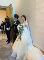 夫婦で何度もぶつかった末にたどり着いた結婚式の模様　※「舟山久美子」公式ブログ