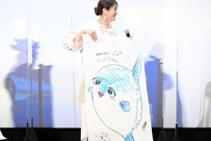 井川遥、映画『さかなのこ』公開記念舞台あいさつに登場