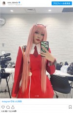 「まるで別人⁉️」武田玲奈、高クオリティすぎるコスプレ姿に反響　※「武田玲奈」インスタグラム