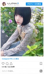 あののジーンズルックの最新ショット　※「あの」インスタグラム