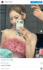 宮脇咲良、撮影オフショットを公開　※「宮脇咲良」インスタグラム