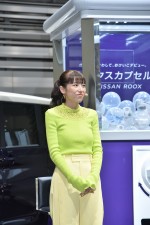 「日産ルークスカプセル」登場記念イベントに登壇した若槻千夏