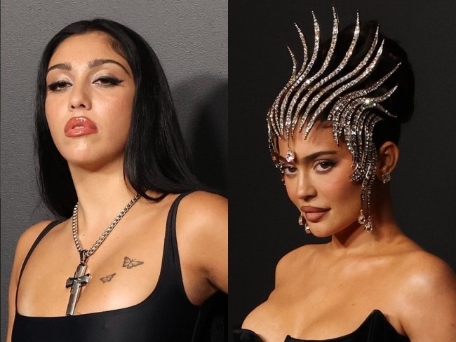 (左から)ローデス・レオン&カイリー・ジェンナー、NYで開催のイベントに登場