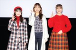 （左から）高瀬愛奈、濱岸ひより、森本茉莉、「日向坂映画祭 VOL.3」に登場