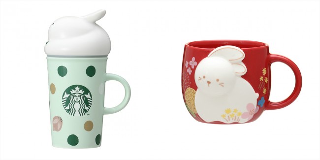 スタバ“冬グッズ第1弾”、12．26発売！　うさぎが可愛いマグやボトルが登場