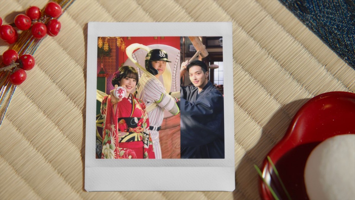 広瀬すず＆横浜流星共演、富士フイルム新CMに“村神様”村上宗隆選手登場！　メイキング＆インタビュー映像も到着