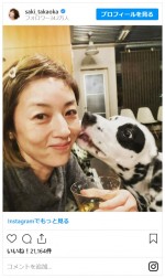 高岡早紀、50歳のバースデーショット　※「高岡早紀」インスタグラム