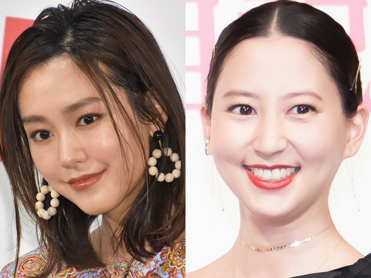 （左から）桐谷美玲、河北麻友子