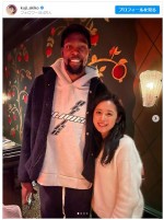 【写真】久慈暁子、“NBAスター選手”と2ショットに元同僚ら驚き「うそでしょ」