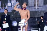 「RIZIN.40」公開計量　「RIZIN.40」公開計量　第4試合でジョニー・ケースと対戦する大尊伸光