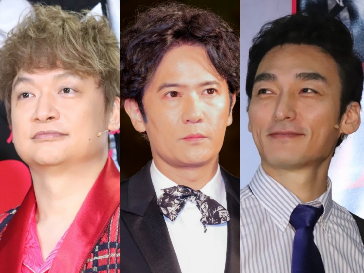 (左から)香取慎吾、稲垣吾郎、草なぎ剛