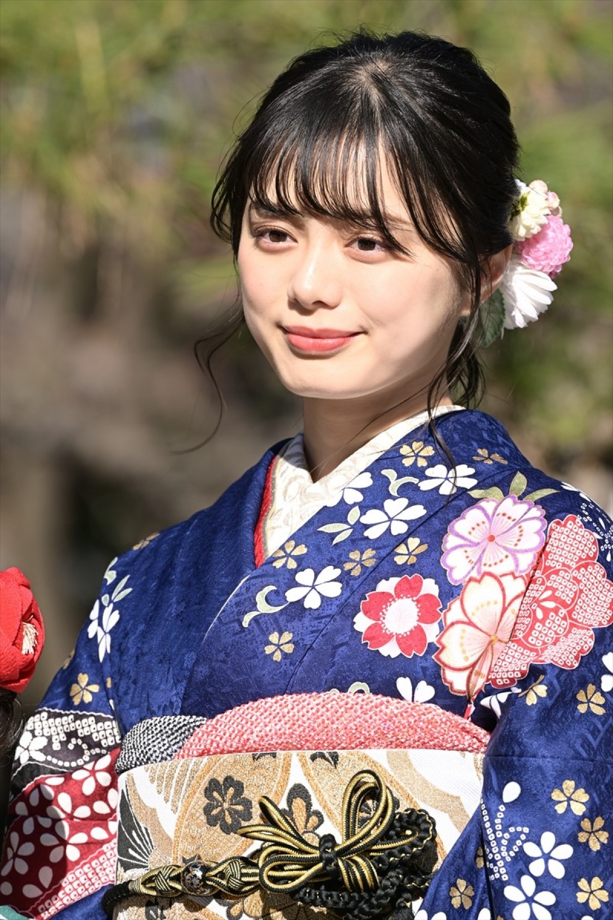 『舞いあがれ！』浅田芭路、晴れ着姿で挨拶「普段は無邪気です」　福原遥への憧れも語る