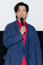 映画『Pure Japanese』完成披露舞台あいさつに登壇したディーン・フジオカ