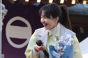 「ドラマ『失恋めし』配信開始記念！ご祈祷イベント」に出席した安藤ニコ