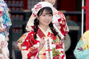 AKB48 2022年新成人メンバー成人式記念撮影会に出席した山内瑞葵