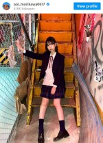 【写真】森川葵、女子高生姿に反響「まだまだ現役JK」「お似合いです」
