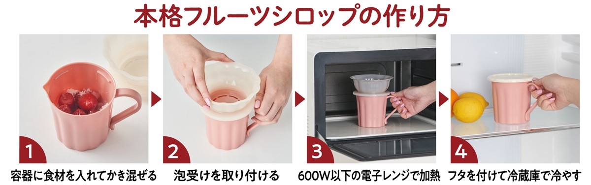 かき氷シロップが簡単に作れる“シロップポット”新発売！