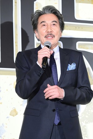 役所広司、映画『峠 最後のサムライ』完成披露試写会に登場