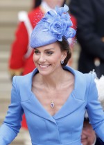 英王室キャサリン妃、全身ブルーのエレガントなコーデでガーター勲章授与式に