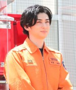 映画『モエカレはオレンジ色』公開直前“消防訓練サプライズ”イベントに登壇した古川雄大