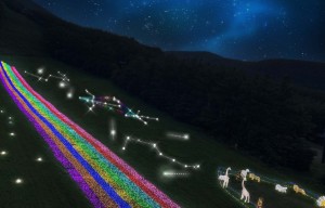 福島「あだたらイルミネーション」開催！　“光の天の川”や“夏の星座”など楽しめる
