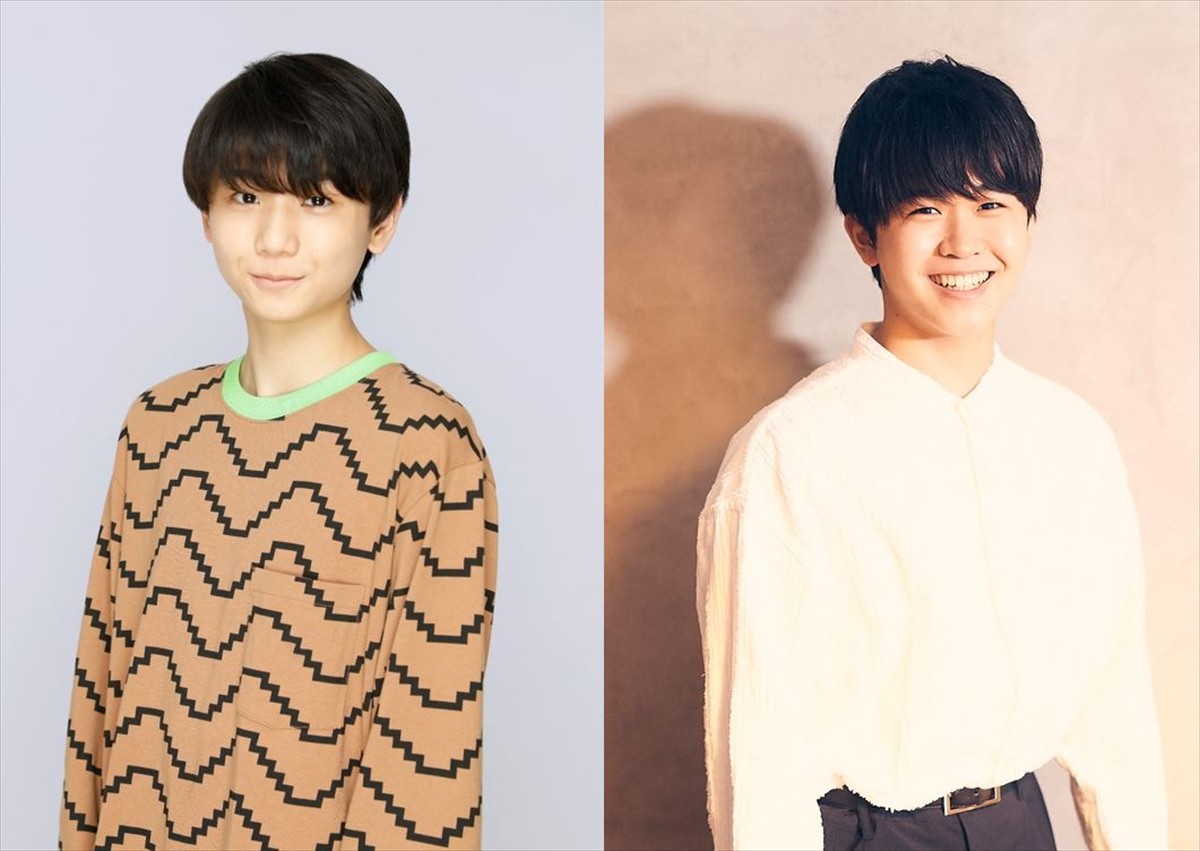 朝ドラマ『泳げ!ニシキゴイ』に出演する(左から)羽村仁成(Go!Go!kids/ジャニーズJr.)、鈴木福