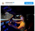 【写真】藤田ニコル、親子でナイトドライブ　“カッコいい”運転姿に反響