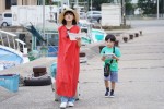 ドラマ『ファーストペンギン！』親子役・奈緒＆石塚陸翔のクランクインの様子