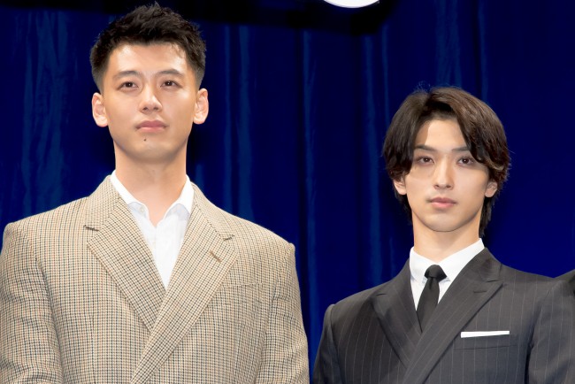 (左から)竹内涼真、横浜流星