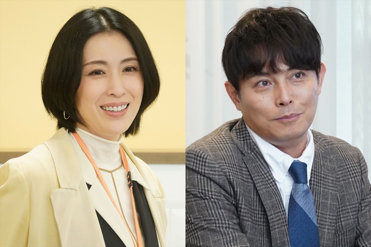 『競争の番人』第7話にゲスト出演する(左から)雛形あきこ、姜暢雄