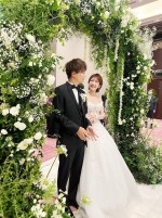 夫婦で何度もぶつかった末にたどり着いた結婚式の模様　※「舟山久美子」公式ブログ