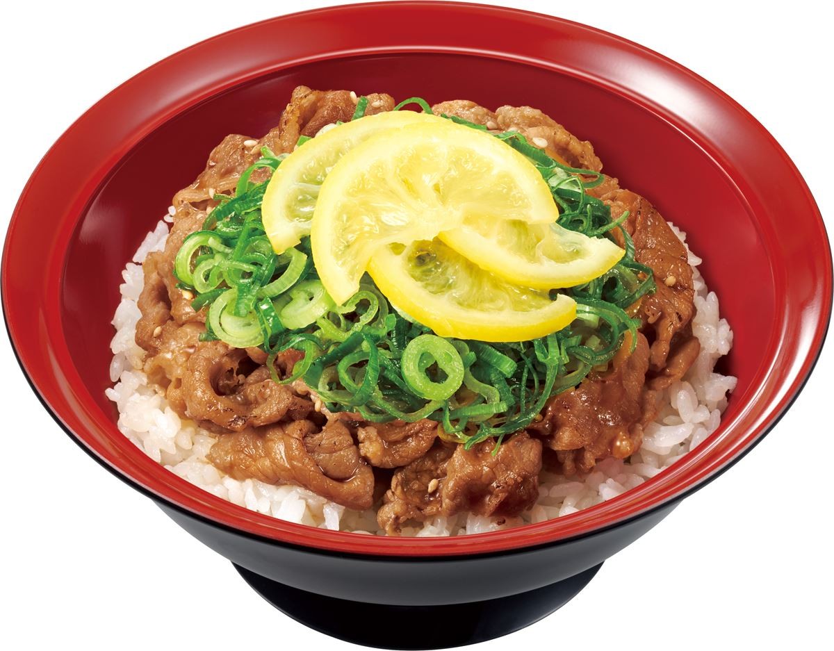 「ねぎ塩レモン牛丼」202208