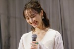 映画『よだかの片想い』プレミア試写舞台あいさつに登壇した松井玲奈