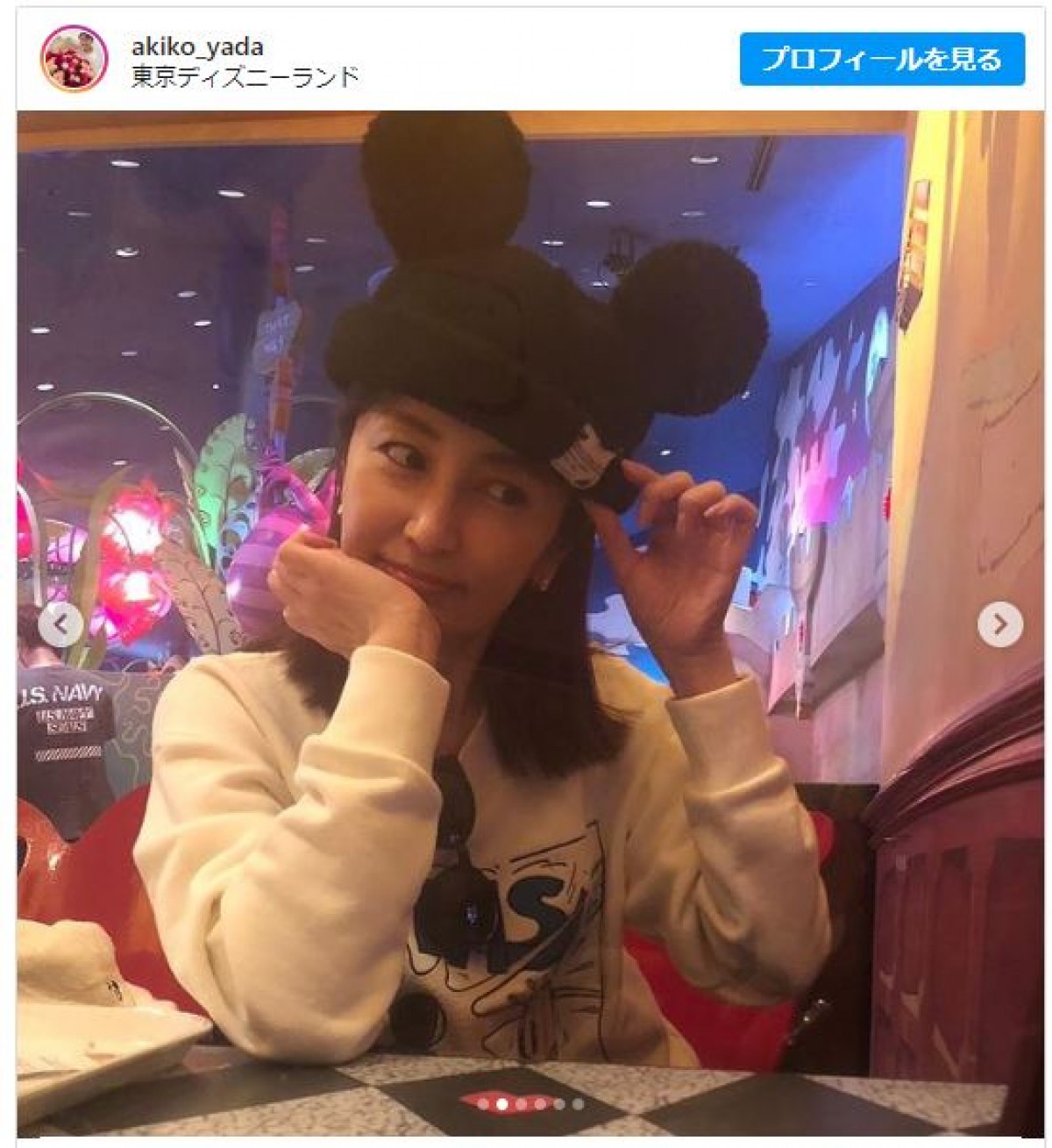 矢田亜希子、東京ディズニーランドを満喫“被り物シリーズシリーズ”一挙公開