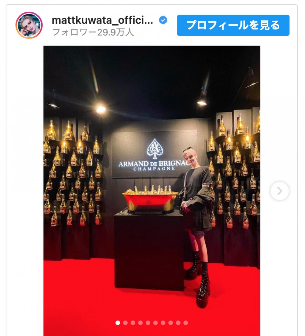 カジュアルな夏フェススタイルを披露したMatt　※「Matt」インスタグラム