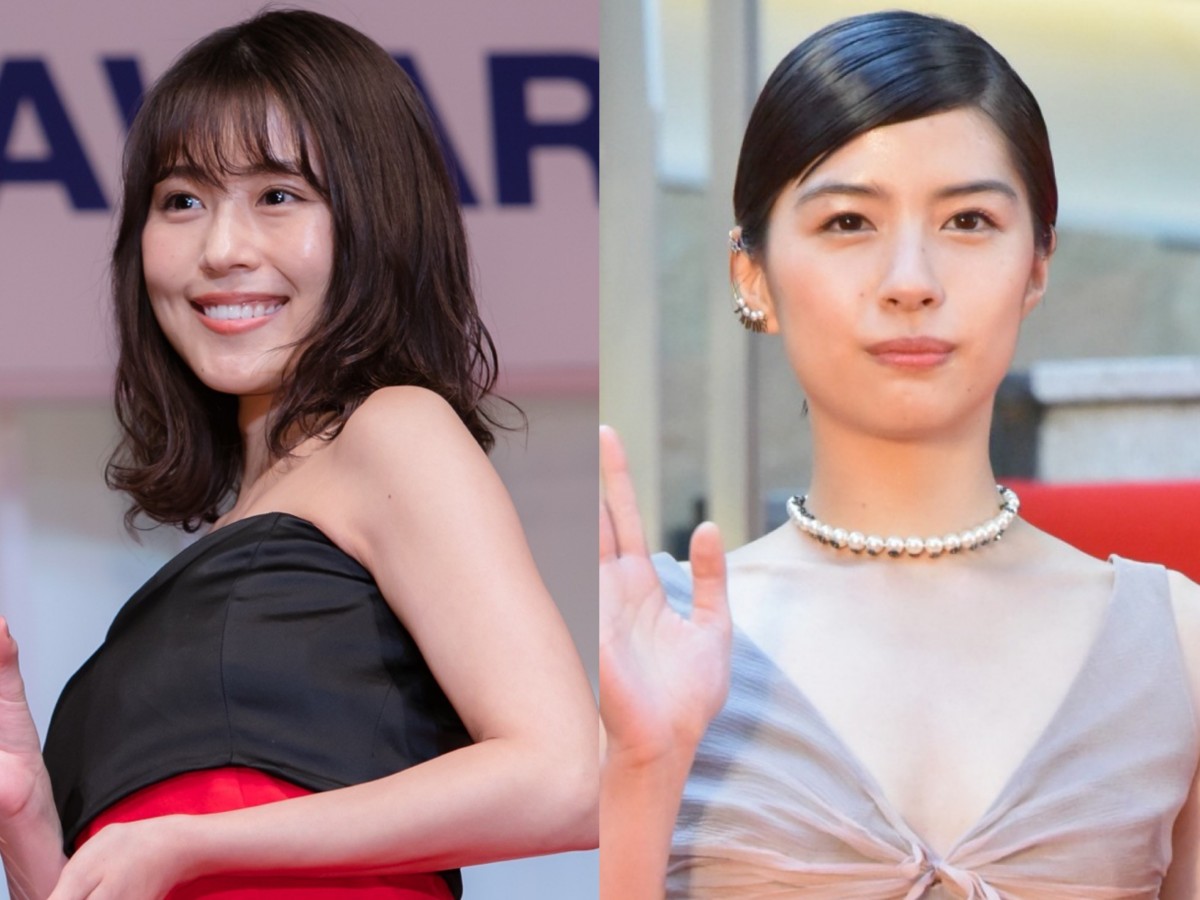 (左から)有村架純、佐久間由衣