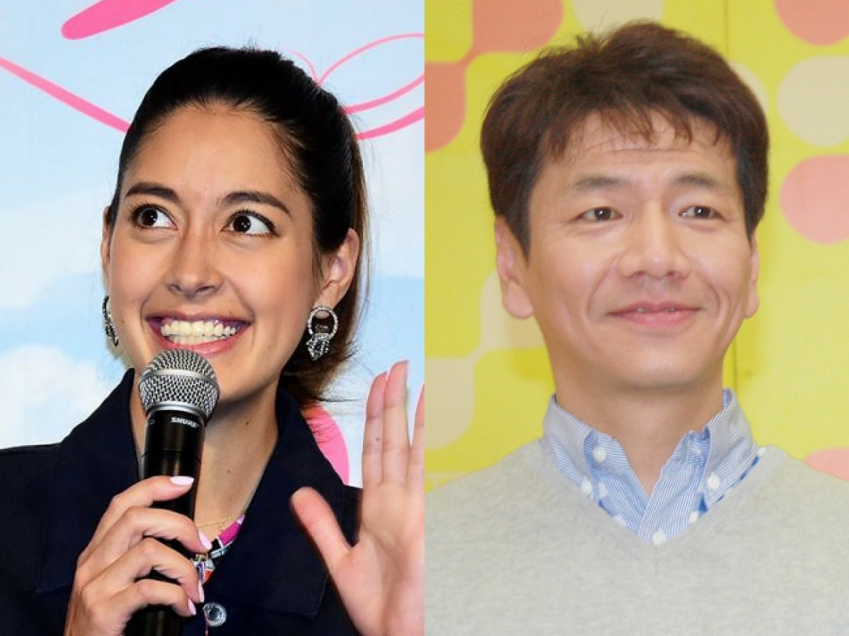 (左から)森泉、上田晋也