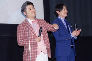 和牛・水田信二＆川西賢志郎、『映画デリシャスパーティ・プリキュア 夢みる・お子さまランチ！』公開記念舞台挨拶に登場